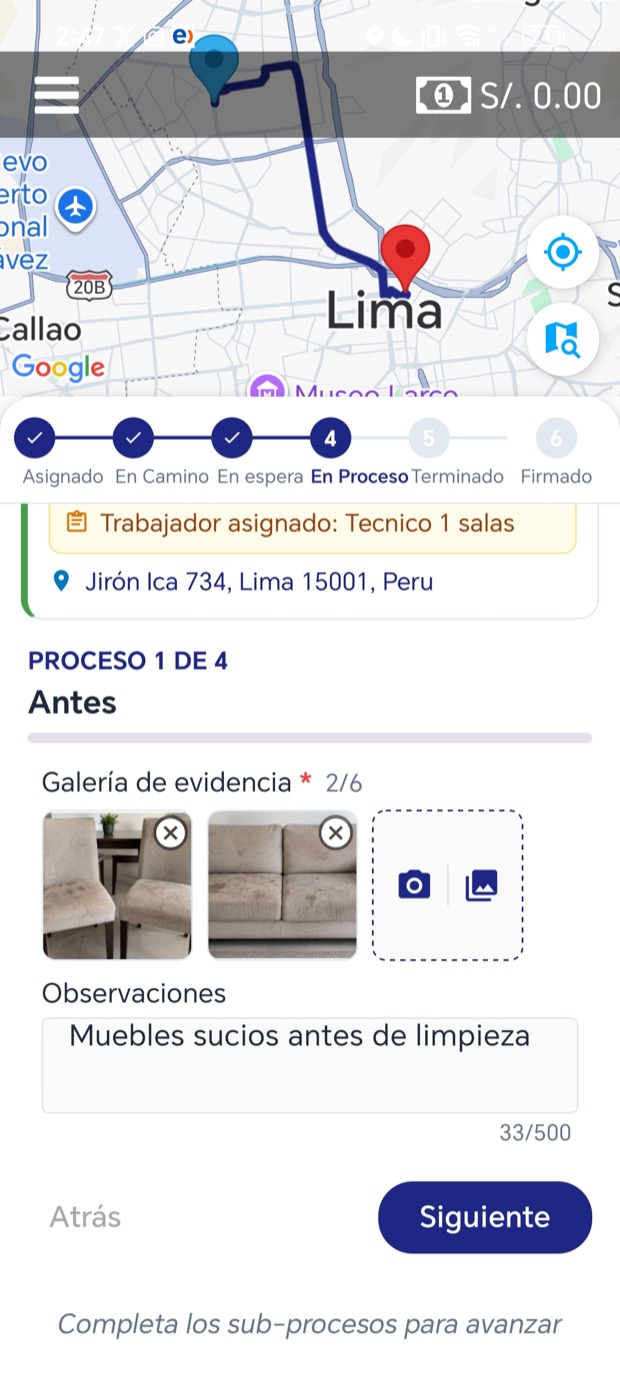 Paso Antes: galería de fotos de los muebles sucios antes de la limpieza