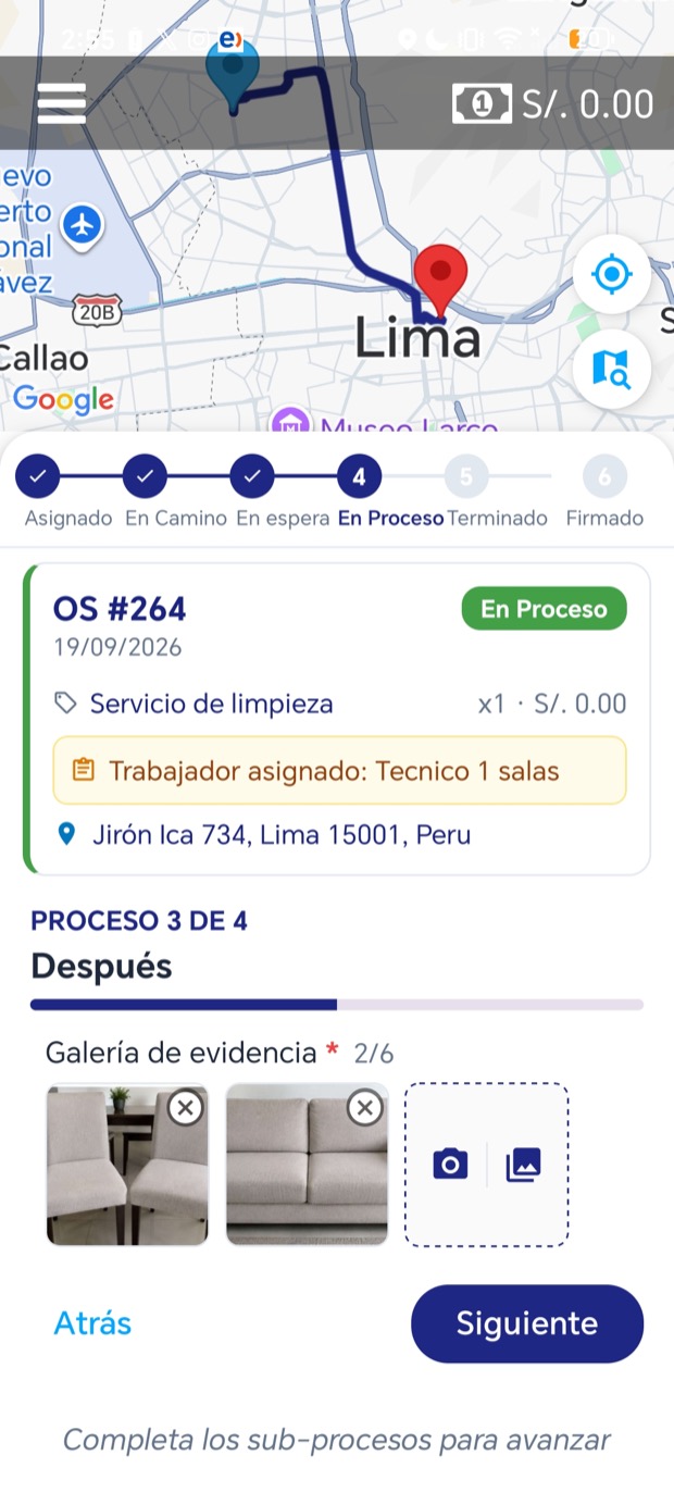 Después: fotos del resultado limpio